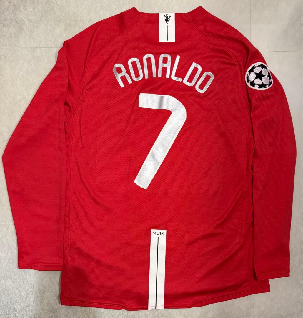 07-08 美品 マンチェスターユナイテッド クリスティアーノ・ロナウド 長袖