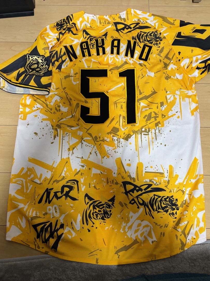 阪神タイガース 中野拓夢 ユニフォーム ウル虎の夏 o xl