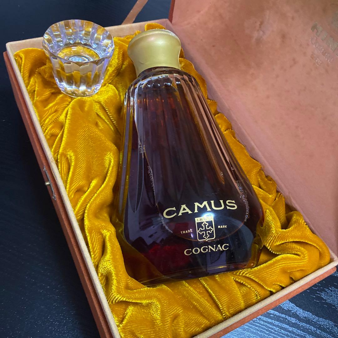 【未開栓】CAMUS　カミュ　バカラ　カラフェ　クリスタルボトル　替栓無　希少品