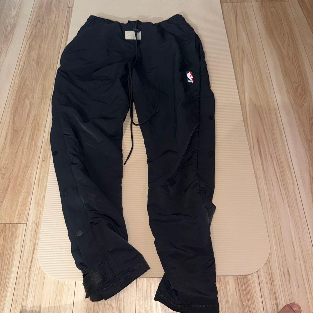 NBA 黒パンツ ドローストリング付き　fear offgod