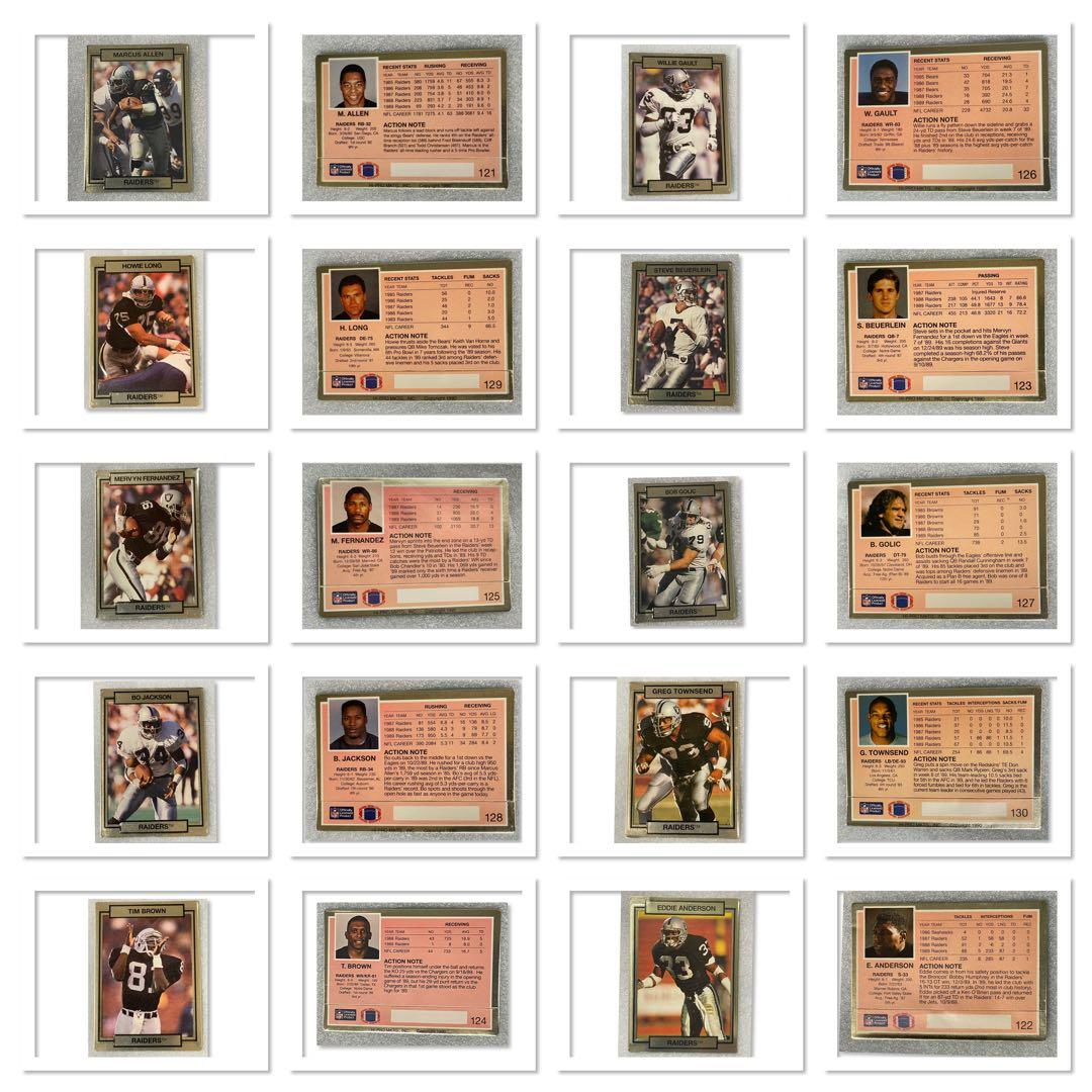 NFLアメリカンフットボールのトレーディングカードコレクション200枚