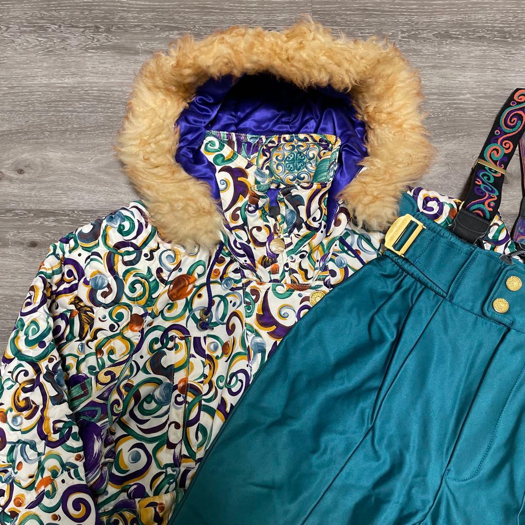 激レアヴィンテージ KENSHO ABEムートンファースキーウェア セットアップ