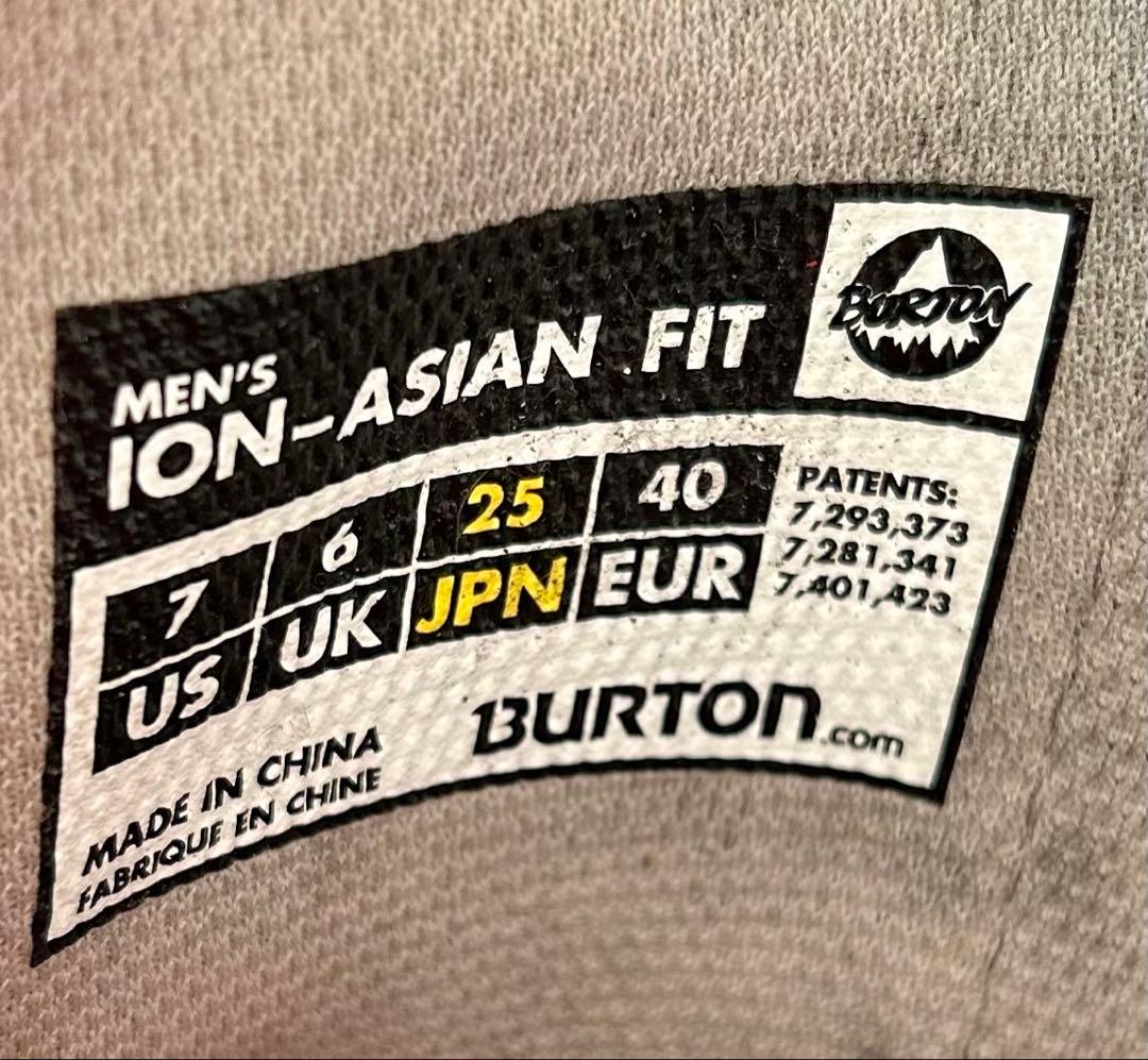フロー ビンディング x バートンブーツ アイオン　25cm & バートンボード