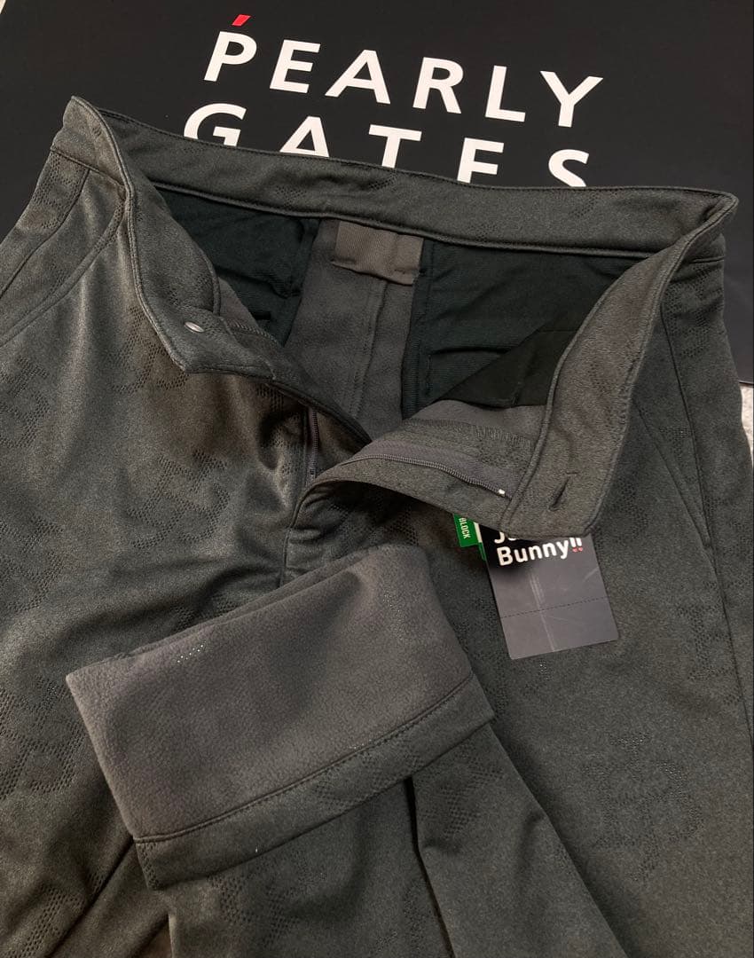 新品 ジャックバニー ピンソニック裏フリース 防風テーパードパンツ 6LLグレー