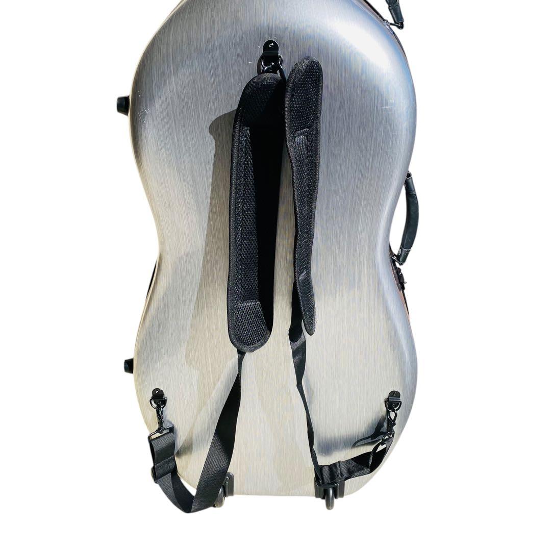 チェロケース ハードシェル フルコンポジットカーボンファイバー キャスター付き