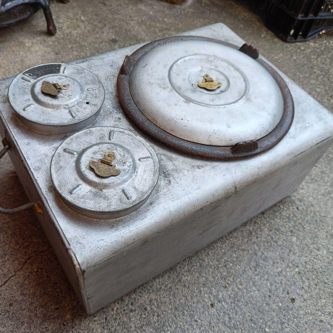 【当時物 貴重】 特許 キネンコンロ 持ち手付 状態良 酒燗器