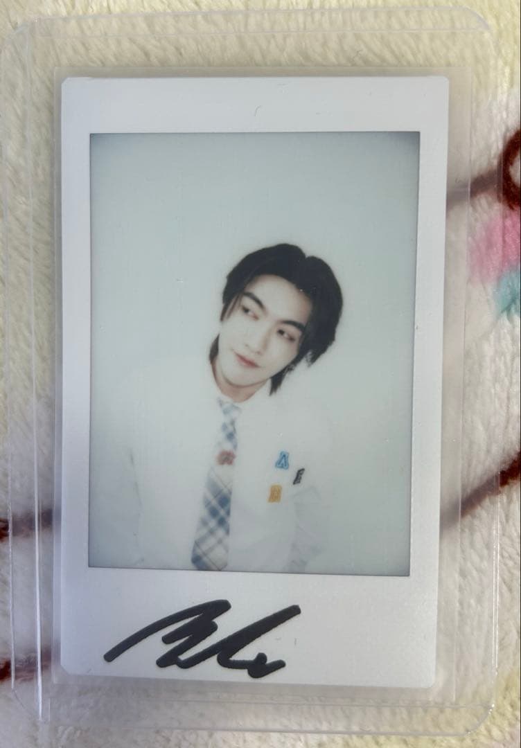 boss耶气满满 直筆サイン入りポラロイド