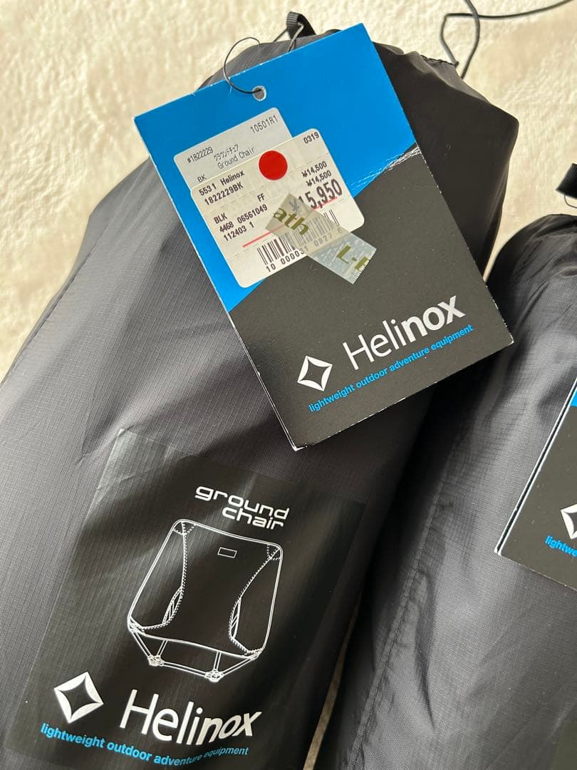 Helinox グラウンドチェア ブラック　新品