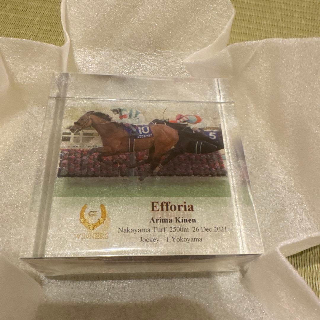 【 エフフォーリア 】アクリルオブジェ 競馬