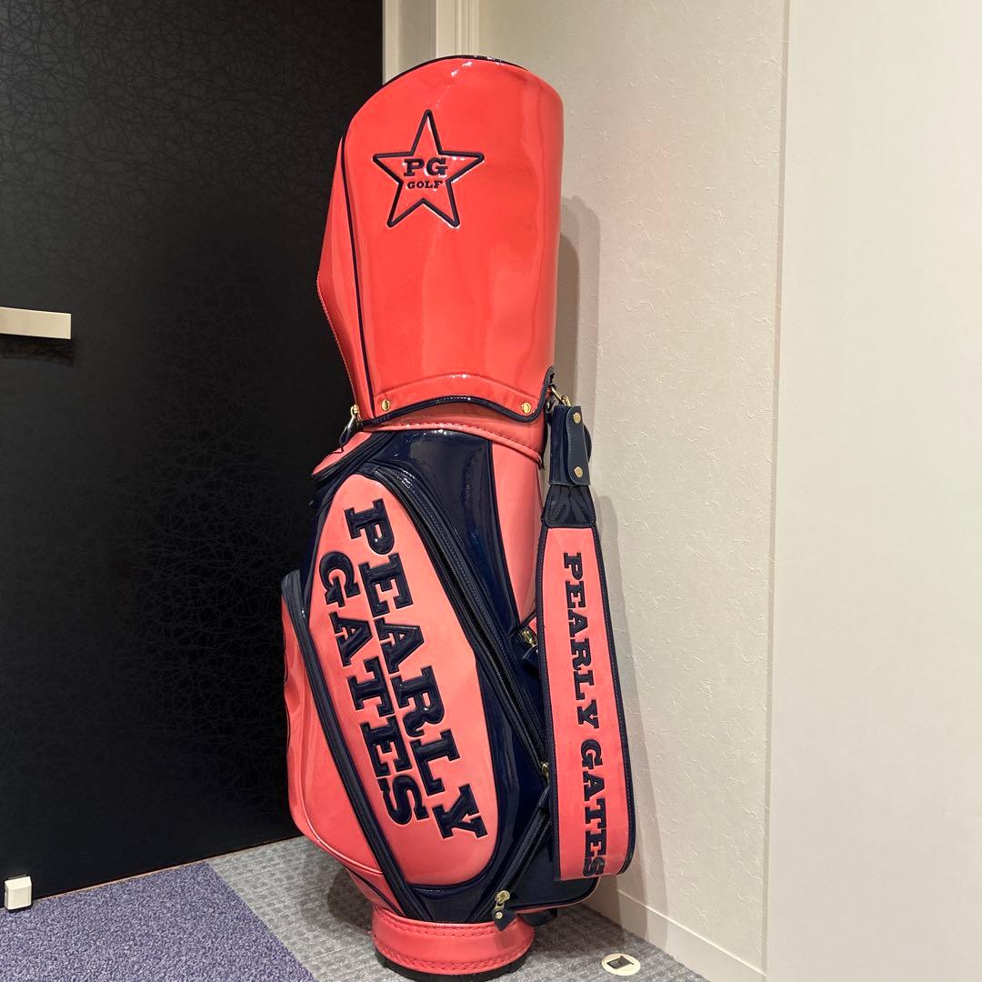 PEARLYGATES パーリーゲイツ レディース キャディバッグ エナメル