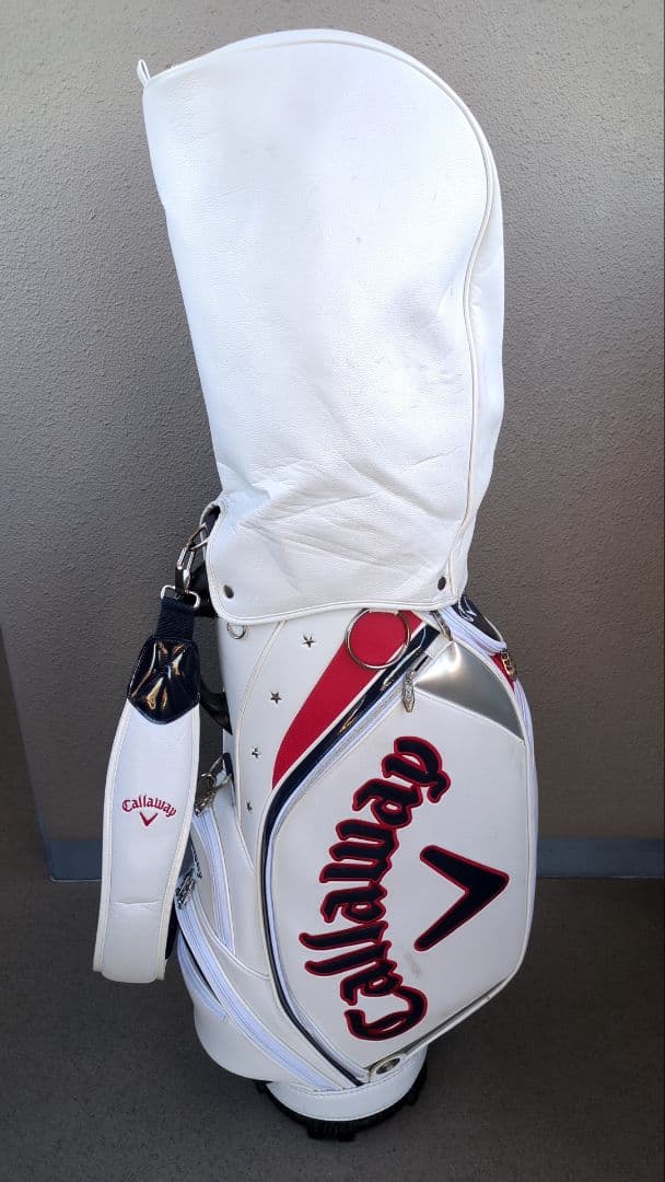 Callaway キャディバッグ ホワイト/レッド/ネイビー