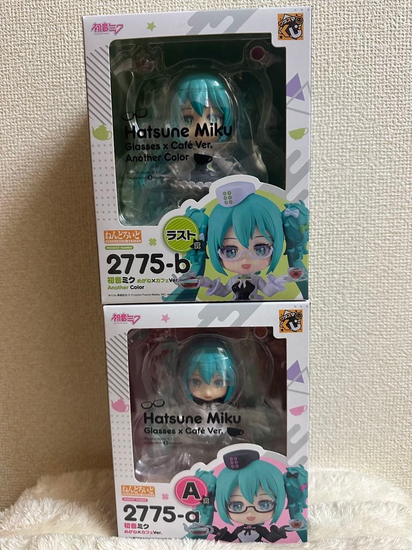 初音ミク グラス×カフェVer. 2体セット　一番くじ