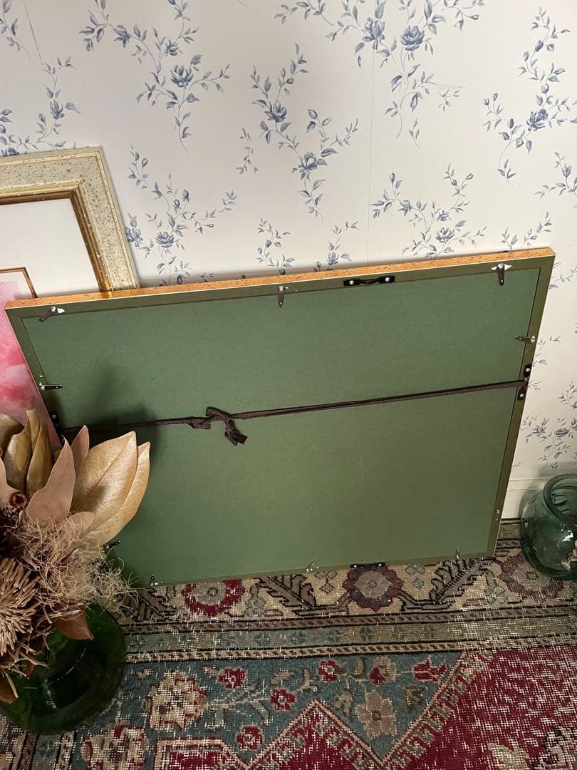 限定版画　47×55 ジニー・キム　ジクレー　サイン、ED、証明書　額入り　黄色