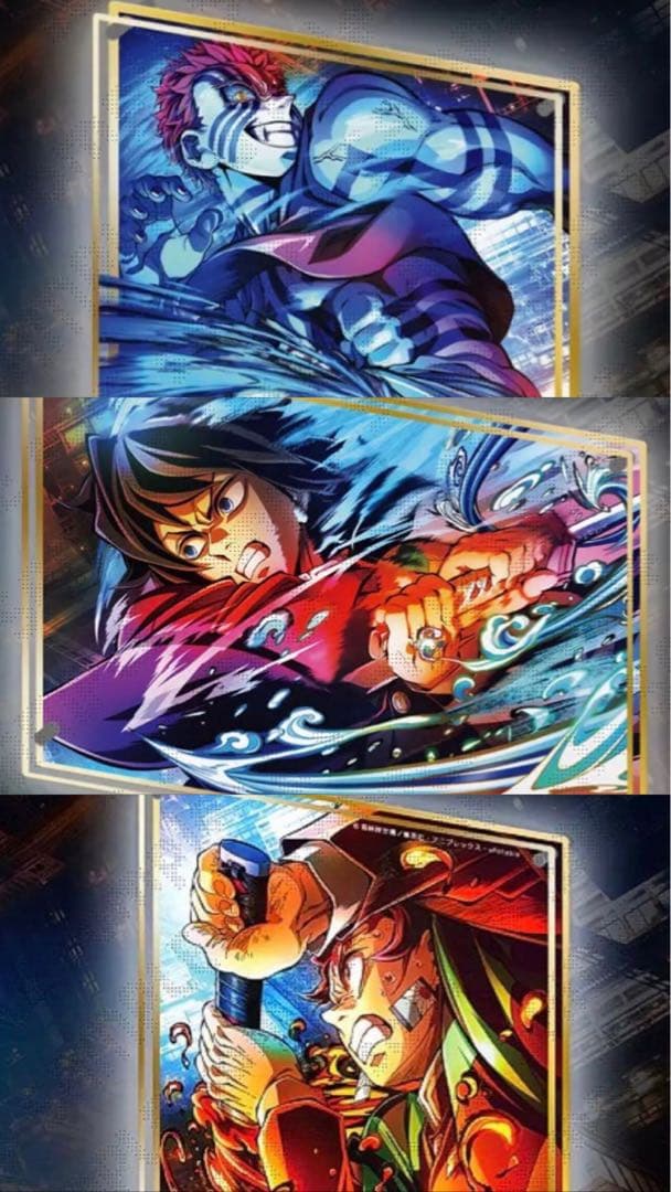 鬼滅の刃 webshopくじ A賞 ビッグレイヤードアクリルパネル 3点セット