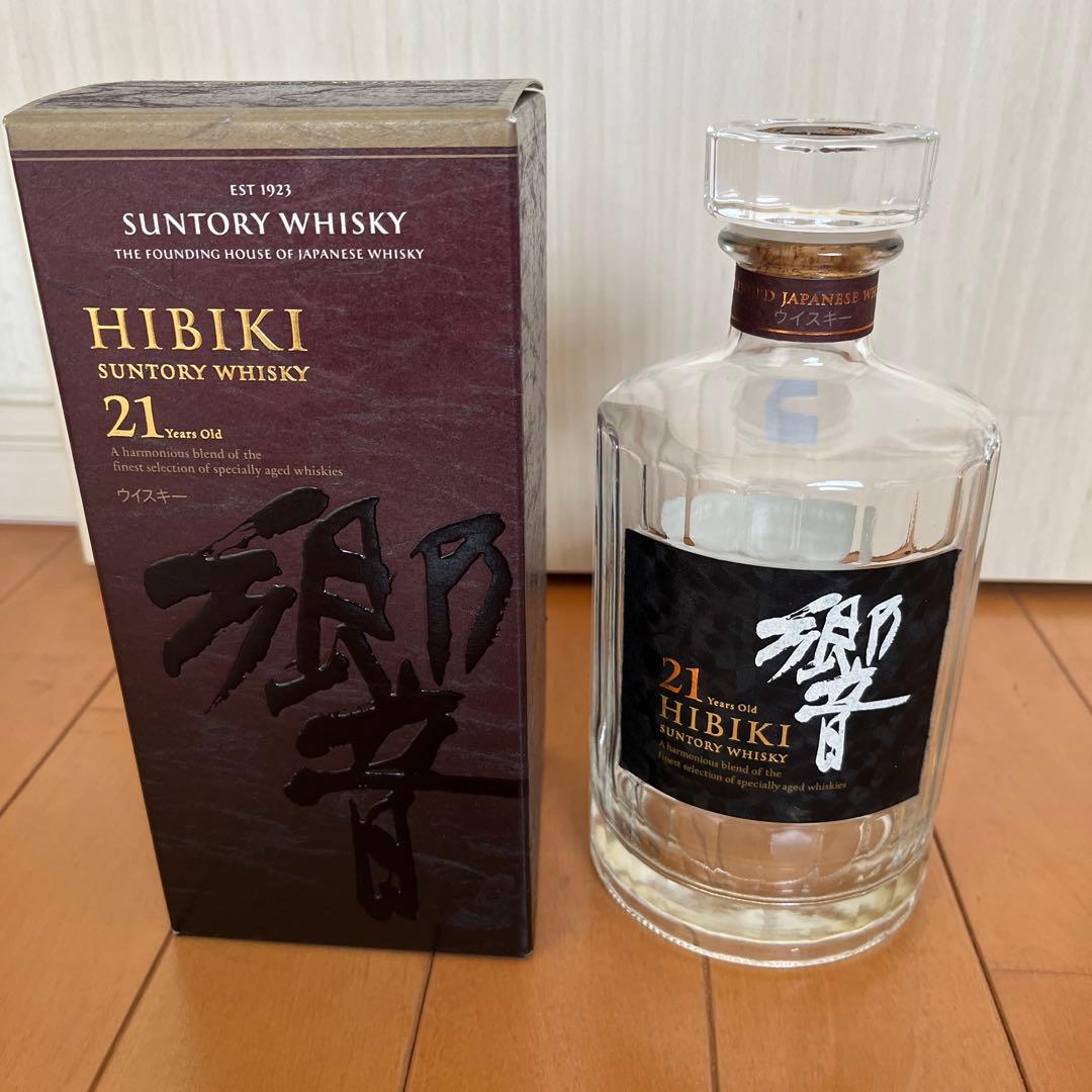 HIBIKI 21 Year Old ウイスキー 750ml 空瓶