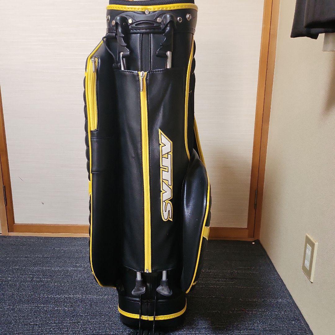 ATTAS キャディバッグ 黒/黄色 UST Mamiya