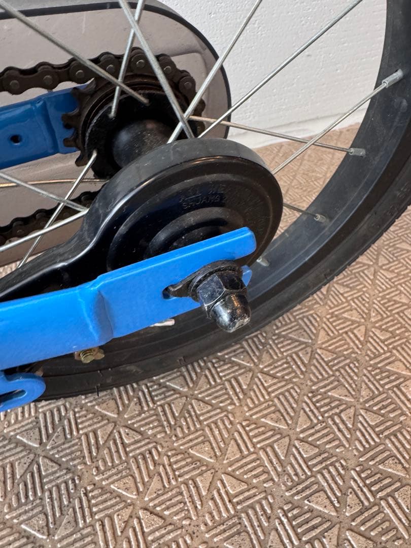 STRIDER 14x キッズ自転車 青 スタンド付　ブルー