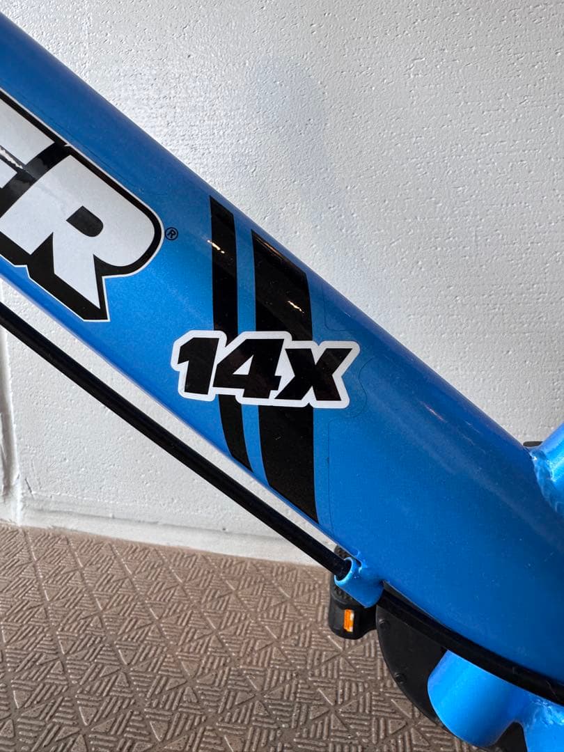 STRIDER 14x キッズ自転車 青 スタンド付　ブルー