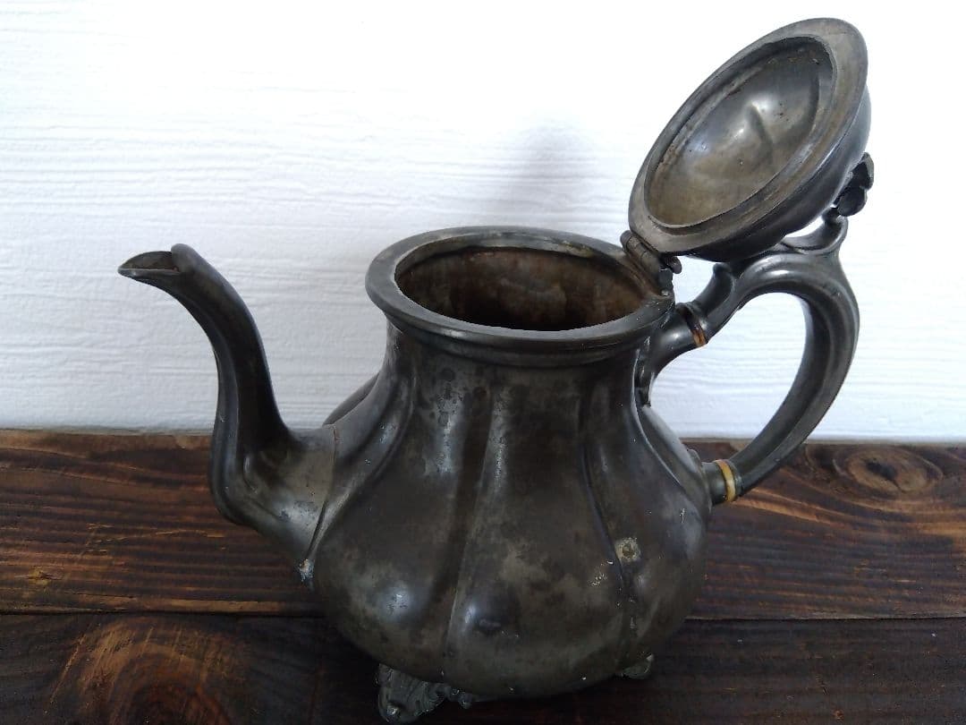 SHEFFIELD ティーポット　刻印付き イギリスアンティーク