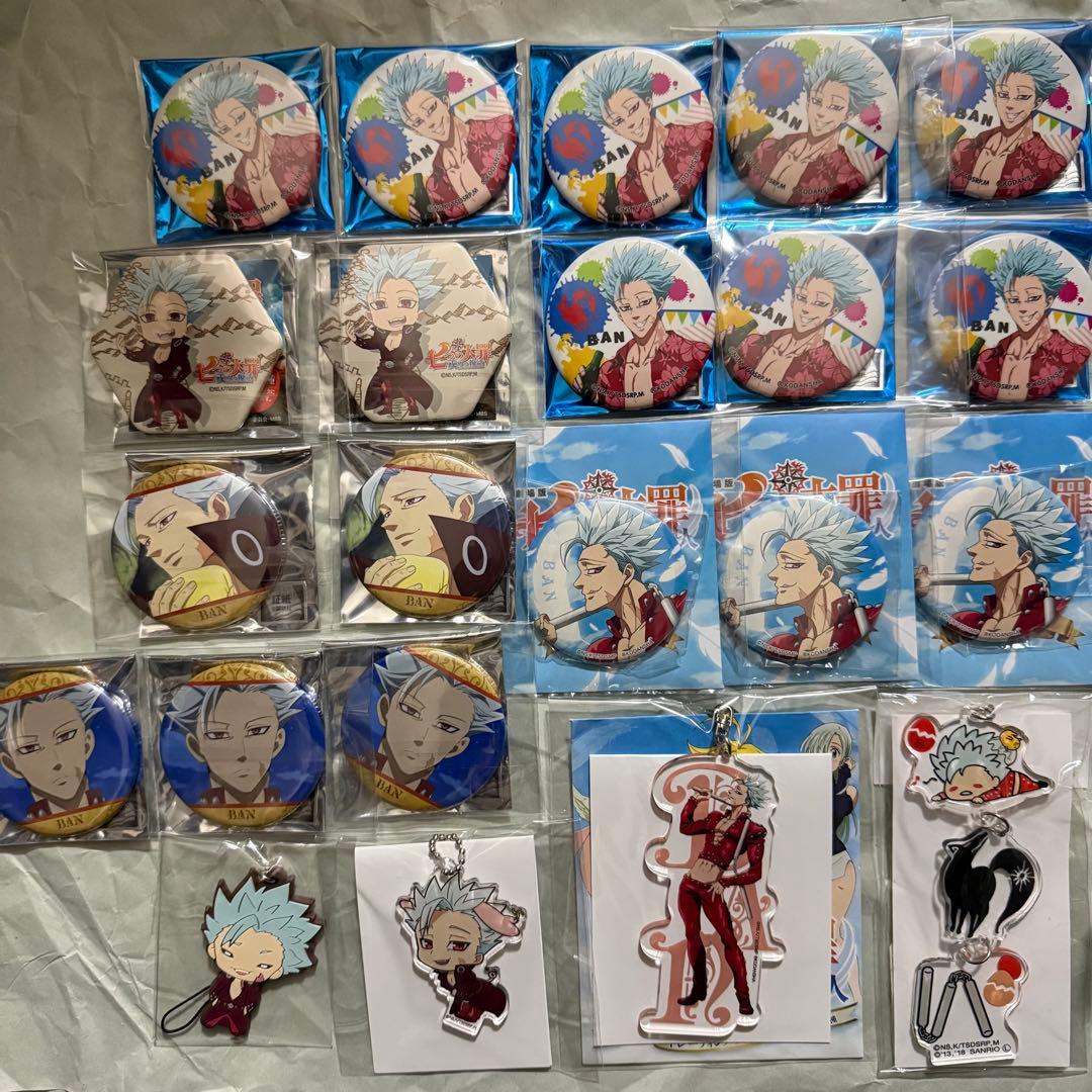 七つの大罪 缶バッジ アクキー ラバスト バン ⑦