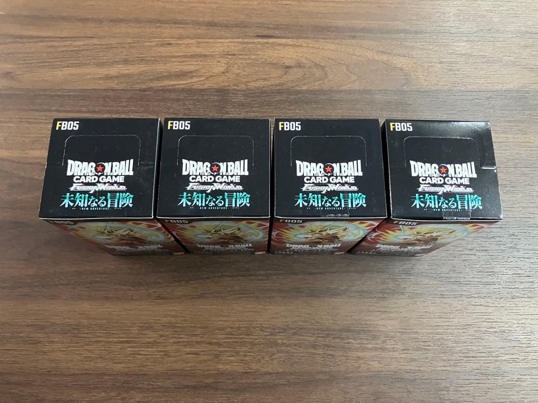 ＢＯＸ販売　ドラゴンボールSCGフュージョンワールド　未知なる冒険　４箱