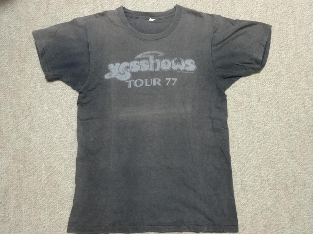 スペシャル　激レア　鬼フェード　１９７７年　YES　ツアーT　イエス