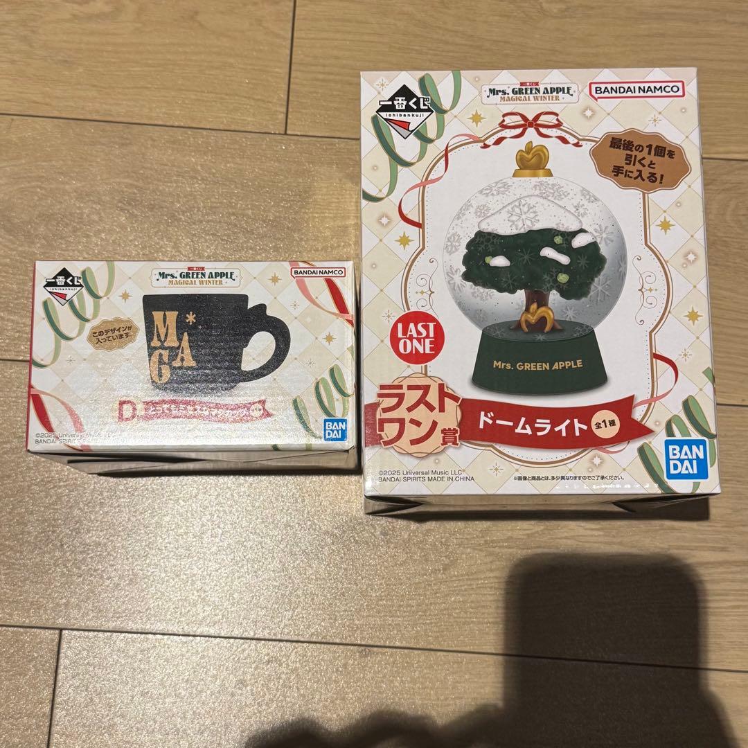 一番くじ Mrs. GREEN APPLE ドームライト & マグカップ