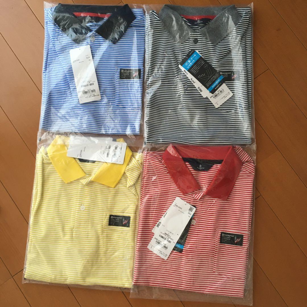 マンシングウェア　ゴルフポロシャツ　半袖ポロシャツ　4枚セット