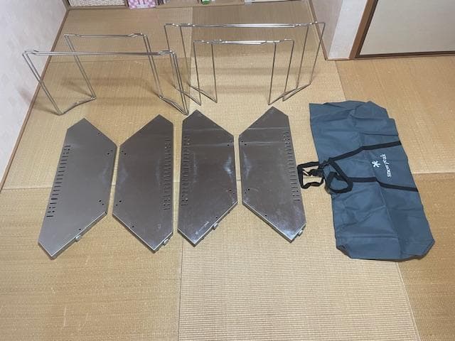 スノーピーク　ジカロテーブル　ST-050　囲炉裏型　焚火　中古品　おまけ付き