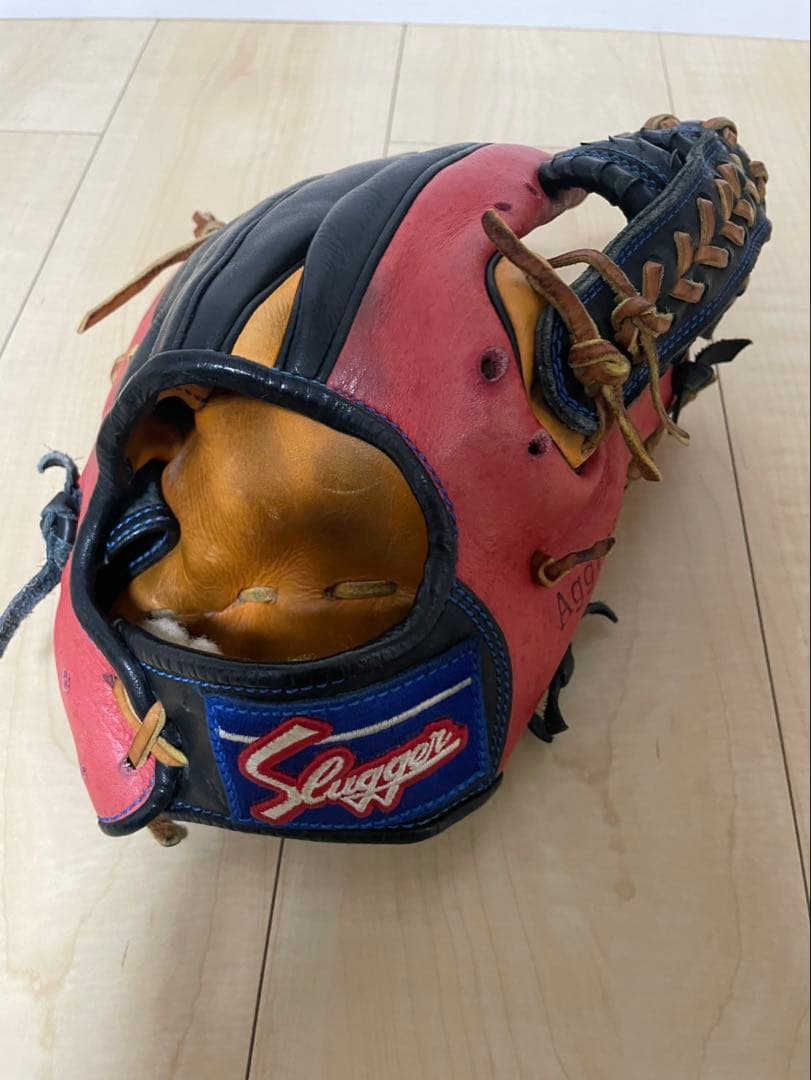 Slugger 軟式グローブ 赤黒