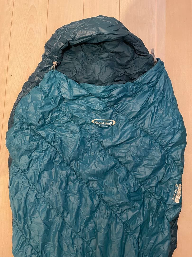 mont-bell 寝袋　シェラフ　マミー型