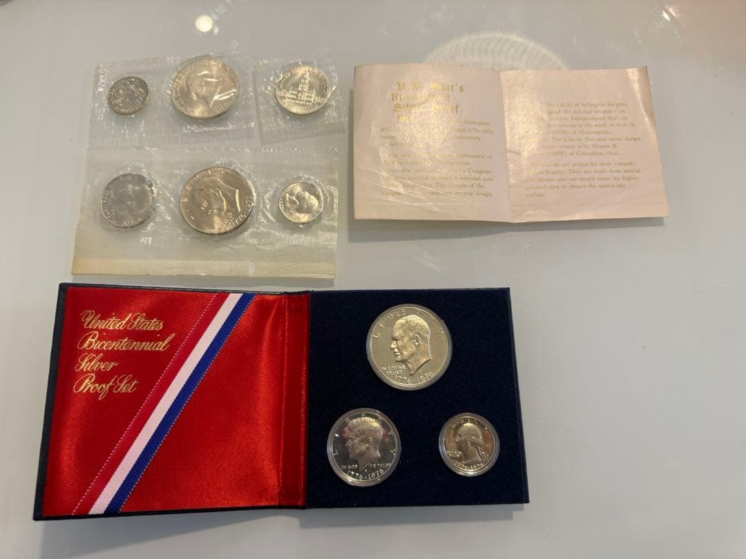 アメリカ　銀貨セット　✖︎3