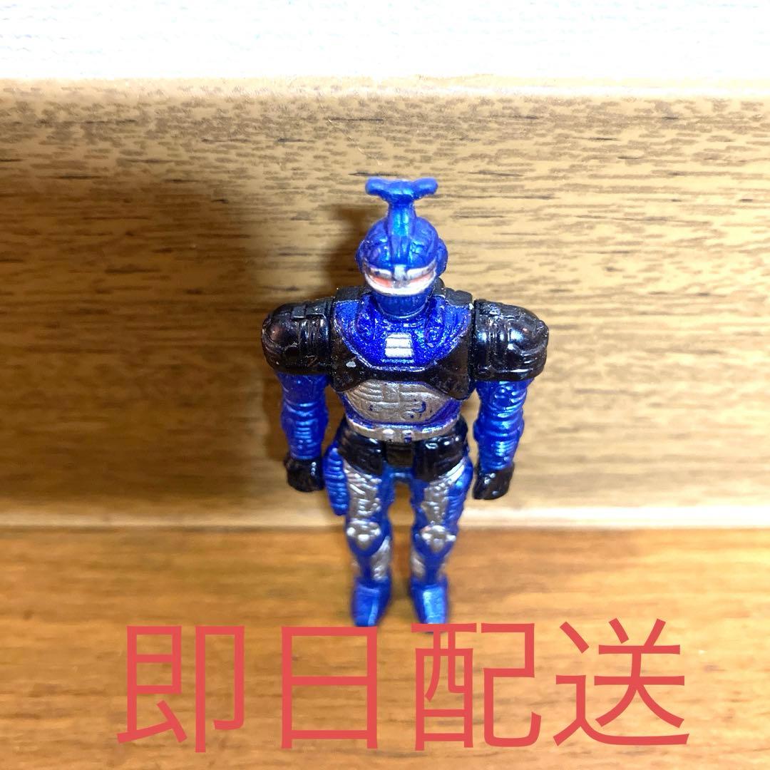 ブルービート フィギュア 重甲ビーファイター カブト 当時物 メタルヒーロー 青