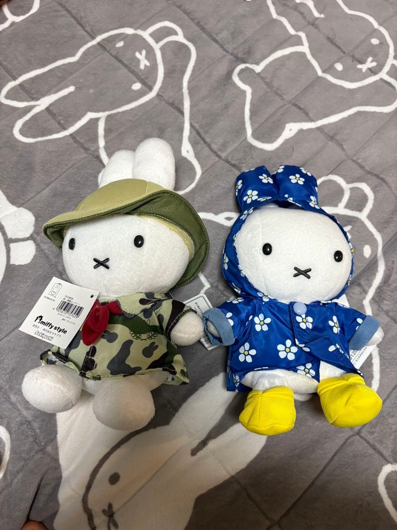 ミッフィー miffy ぬいぐるみ 雨の日 探検