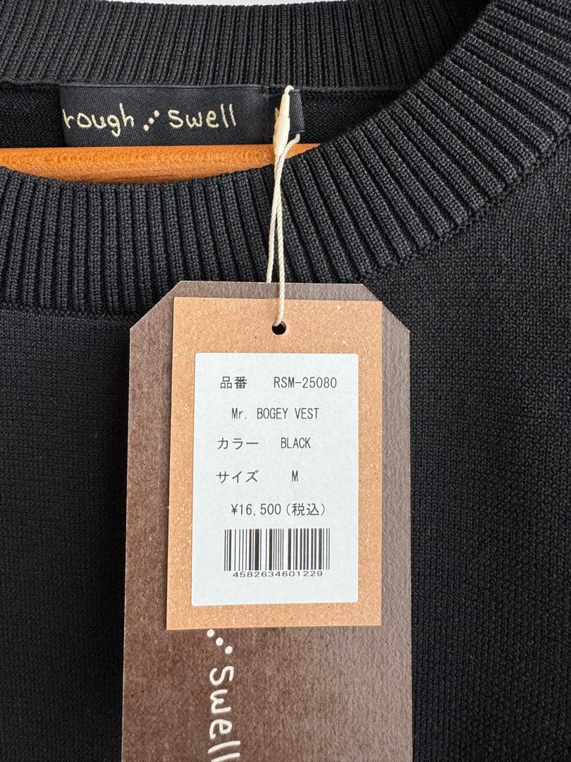 【新品未使用】ラフアンドスウェル ノースリーブベスト 黒 M