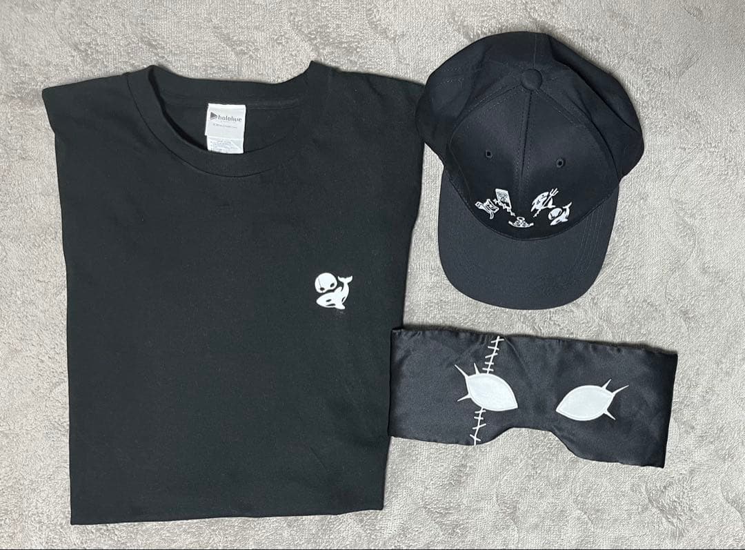 ホロライブ UMISEA グッズ ＆ 沙花叉クロヱ100万人記念 アイマスク