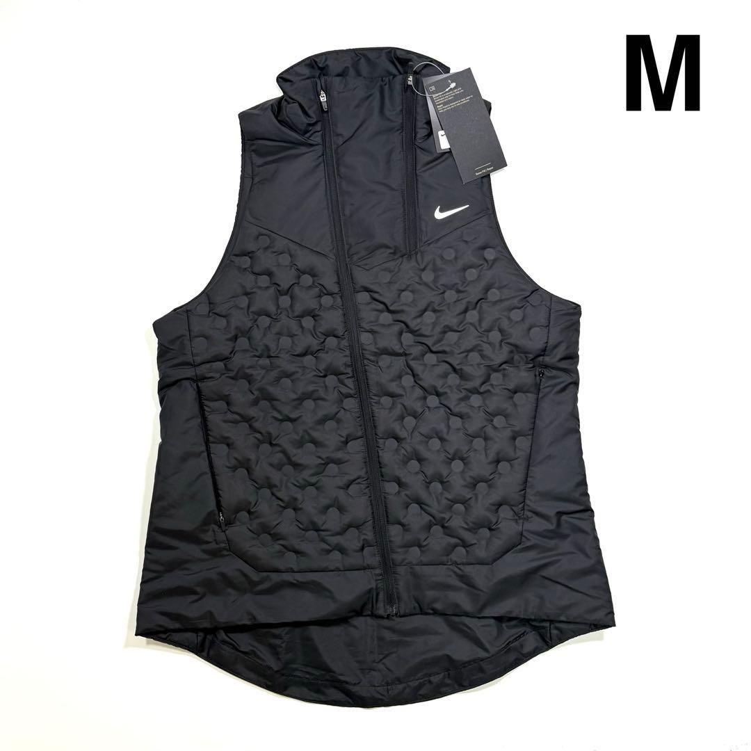 M ナイキ ADV レペル エアロロフト ランニングベスト ブラック