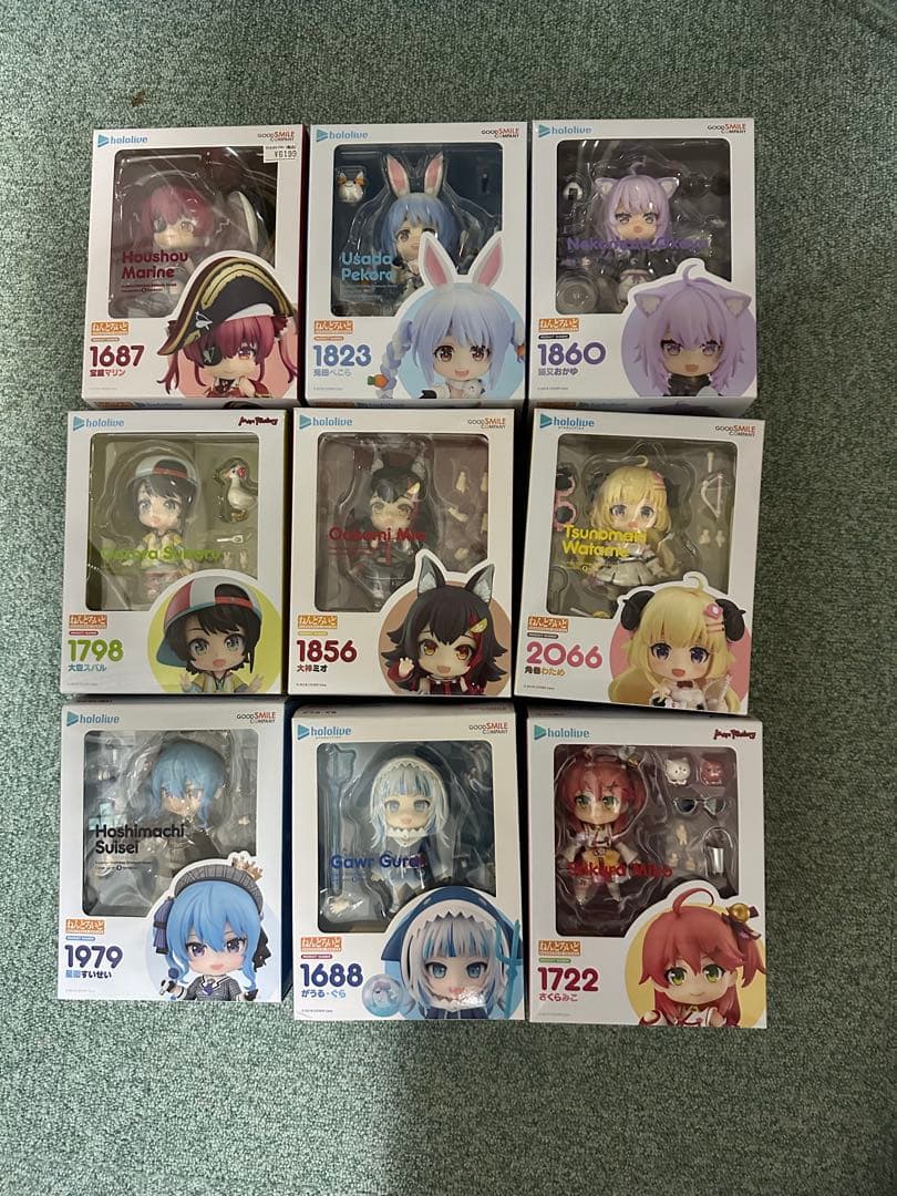 ホロライブ　ねんどろいど　9個セット