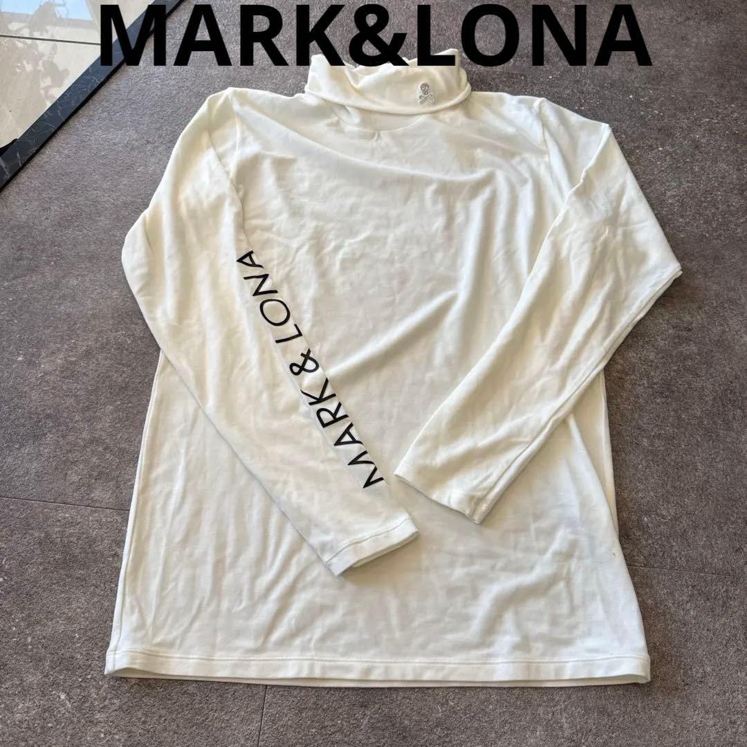 MARK&LONA レーヨン混　モックネックインナー　50 新品未使用タグ付