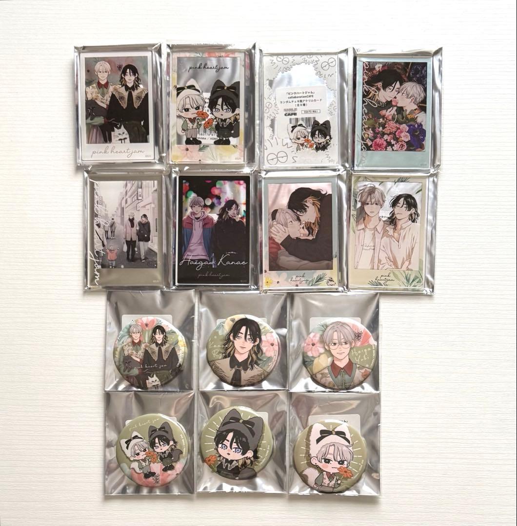 ピンクハートジャム コラボカフェグッズ