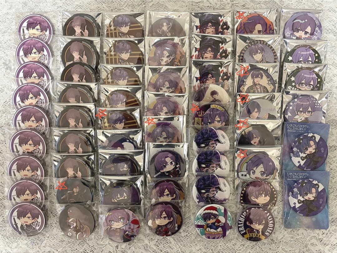 浦島坂田船 志麻 缶バッジ