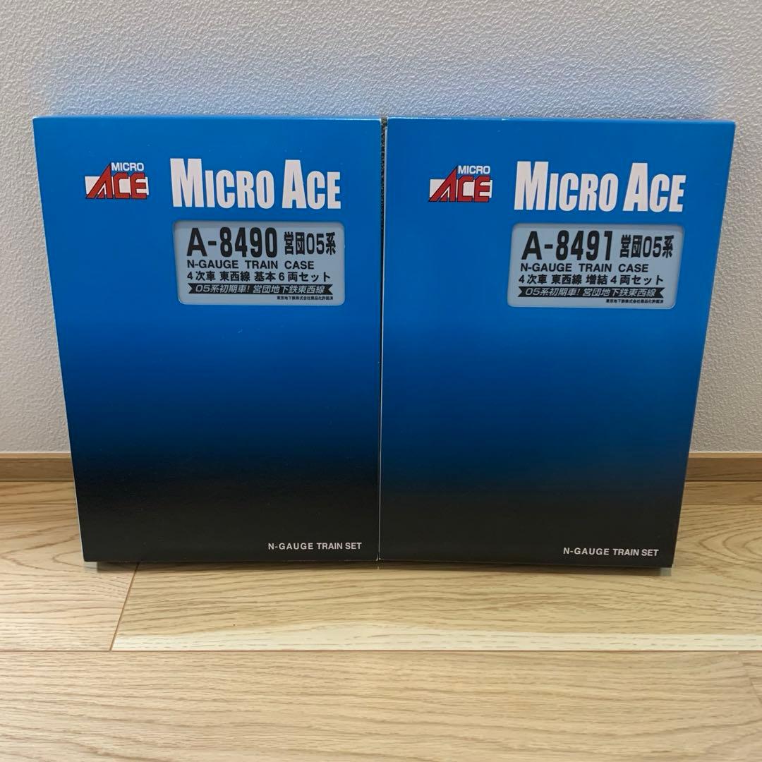 【未使用】Nゲージ 東西線05系初期 基・増A-8490 A-8491
