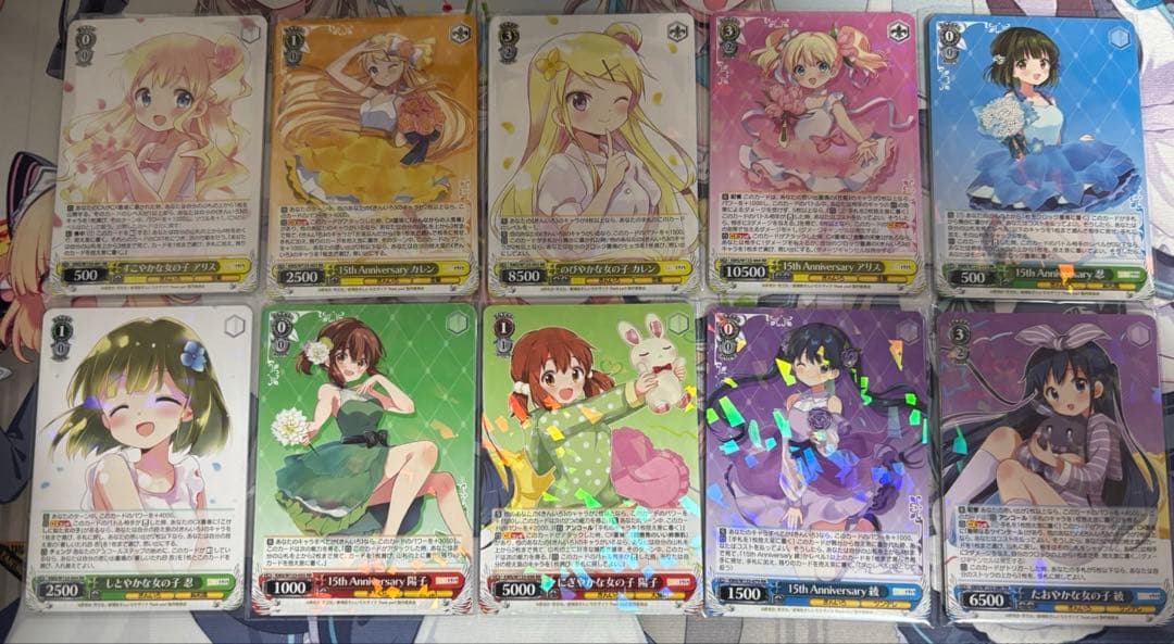 ヴァイスシュヴァルツ　きんいろモザイク　RR以下4コン