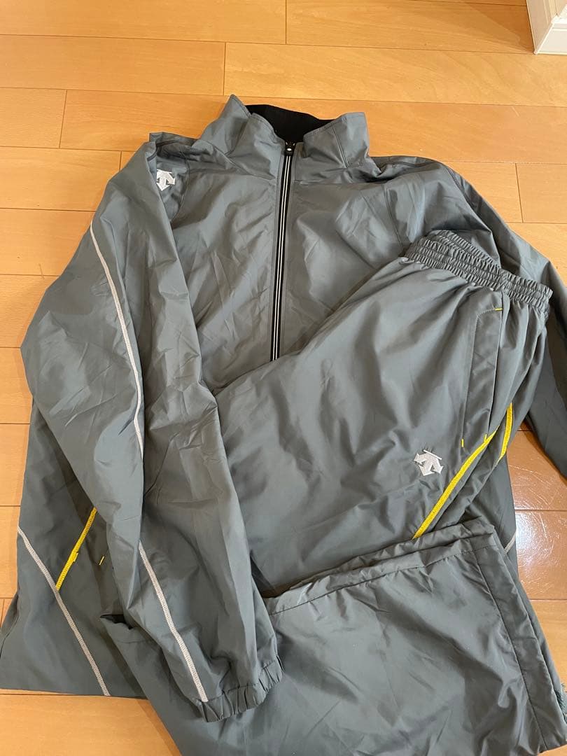 【大きいサイズ】デサント中綿ウォーマージャケット防風防寒上下セットアップXL