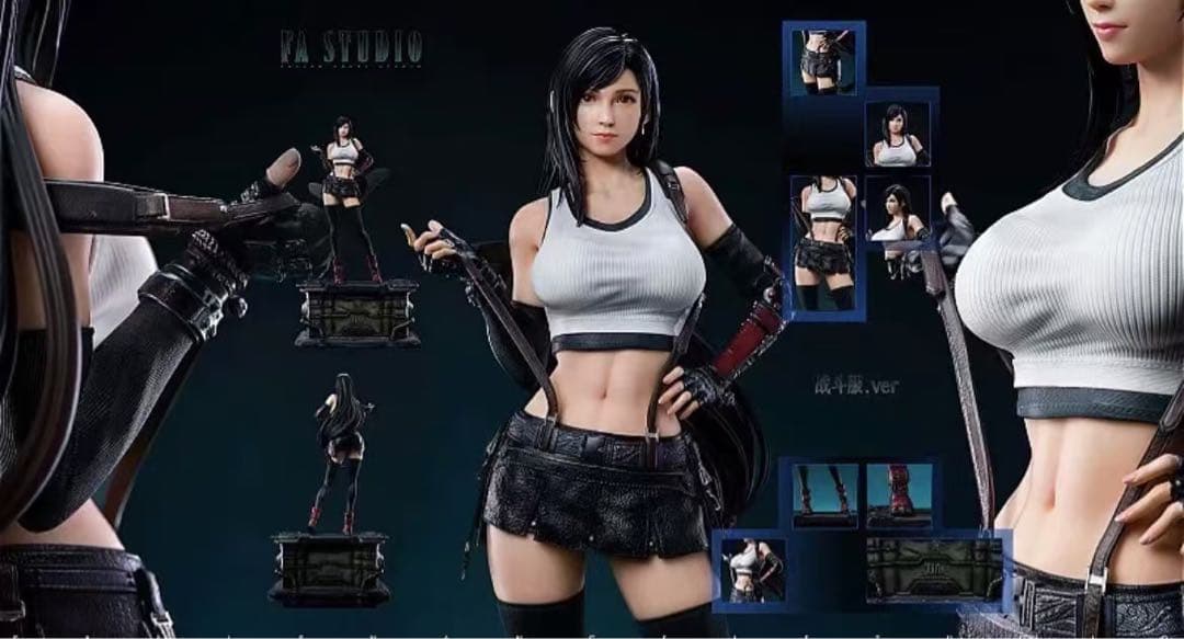 ファイナルファンタジー Ⅶ FA ティファ フィギュア ガレージキットスタチュー