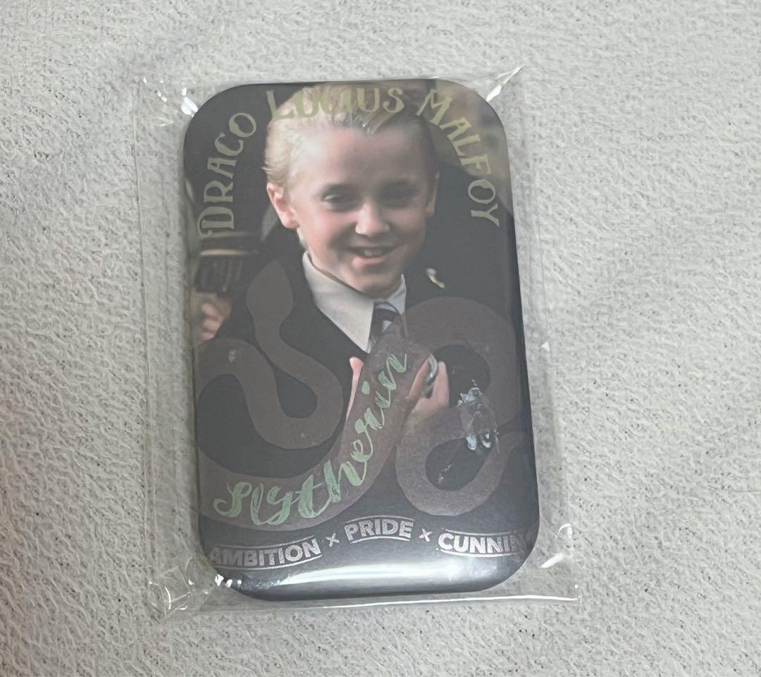 【即購入可】ハリーポッター スクエア缶バッジ マルフォイ