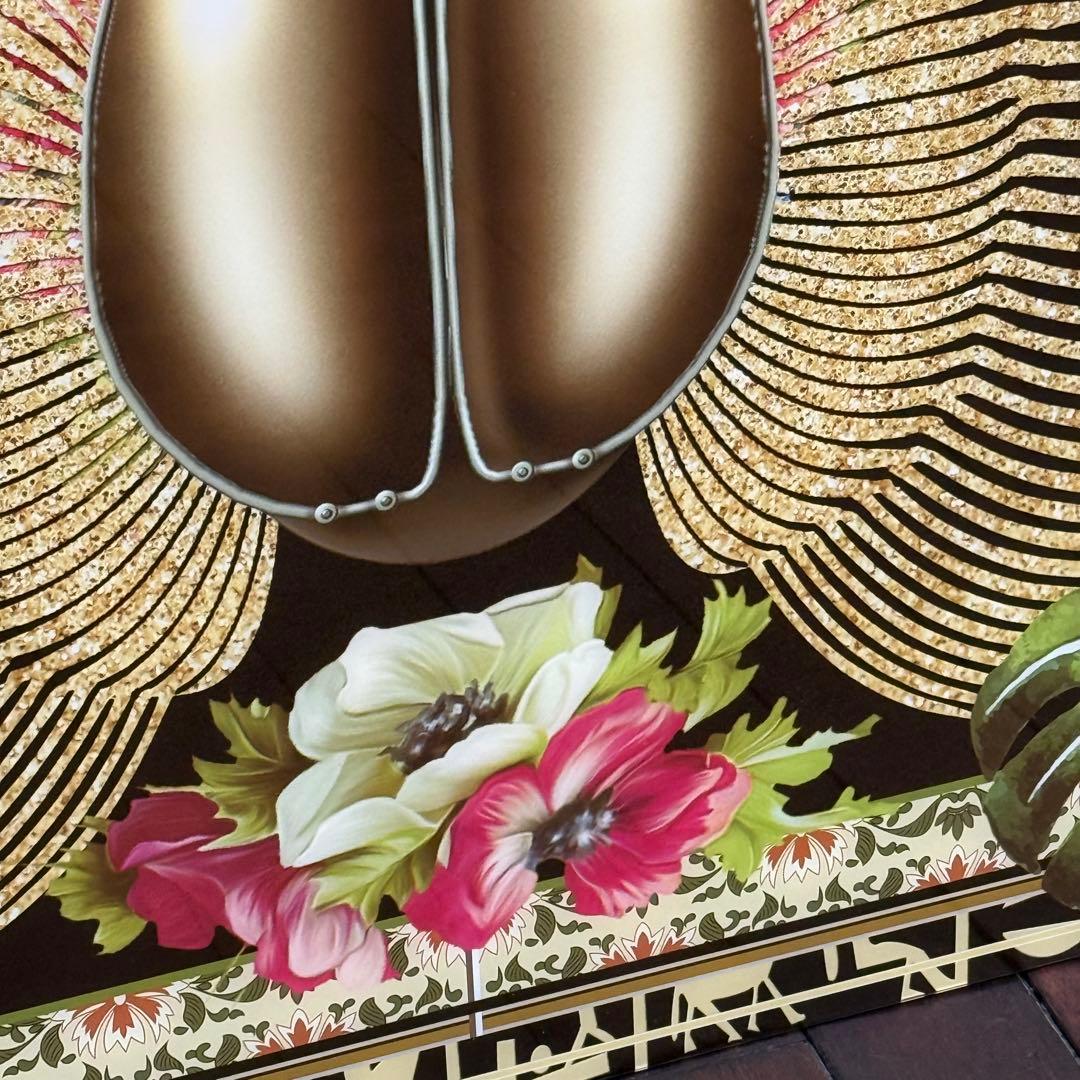 H112KZ6b 展示品 KARE カレ ガラスアート ビートルフラワー