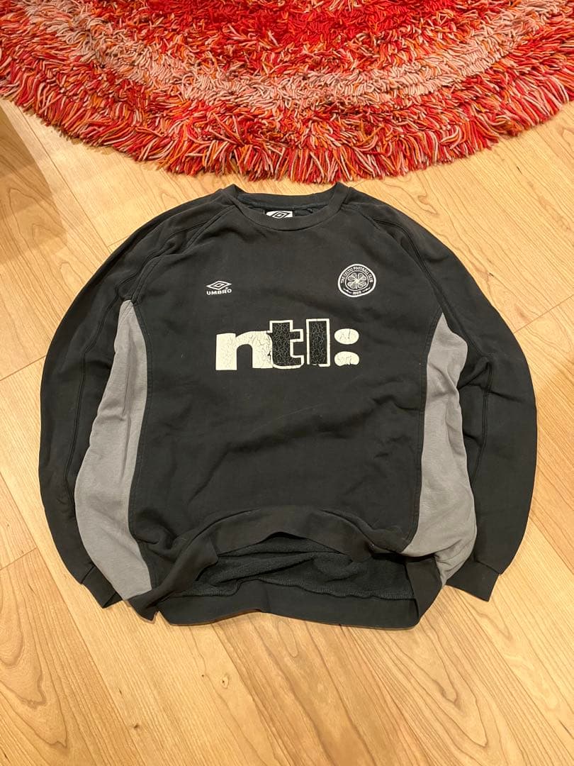 【希少！！】アンブロxセルティックFCスウェットシャツプルオーバー Lビンテージ
