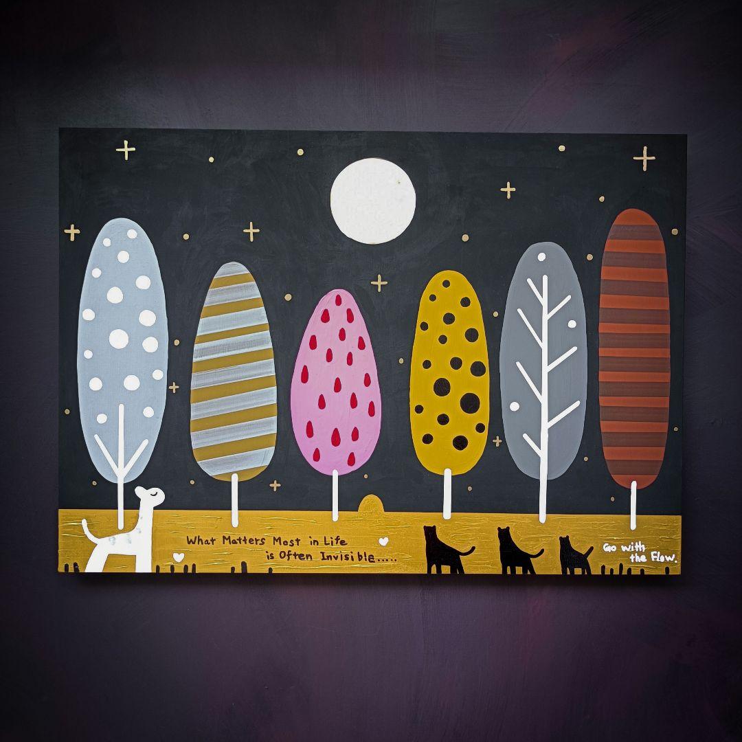 ✿月野乃亜 原画 2025年／594×420mm 現代アート 250903