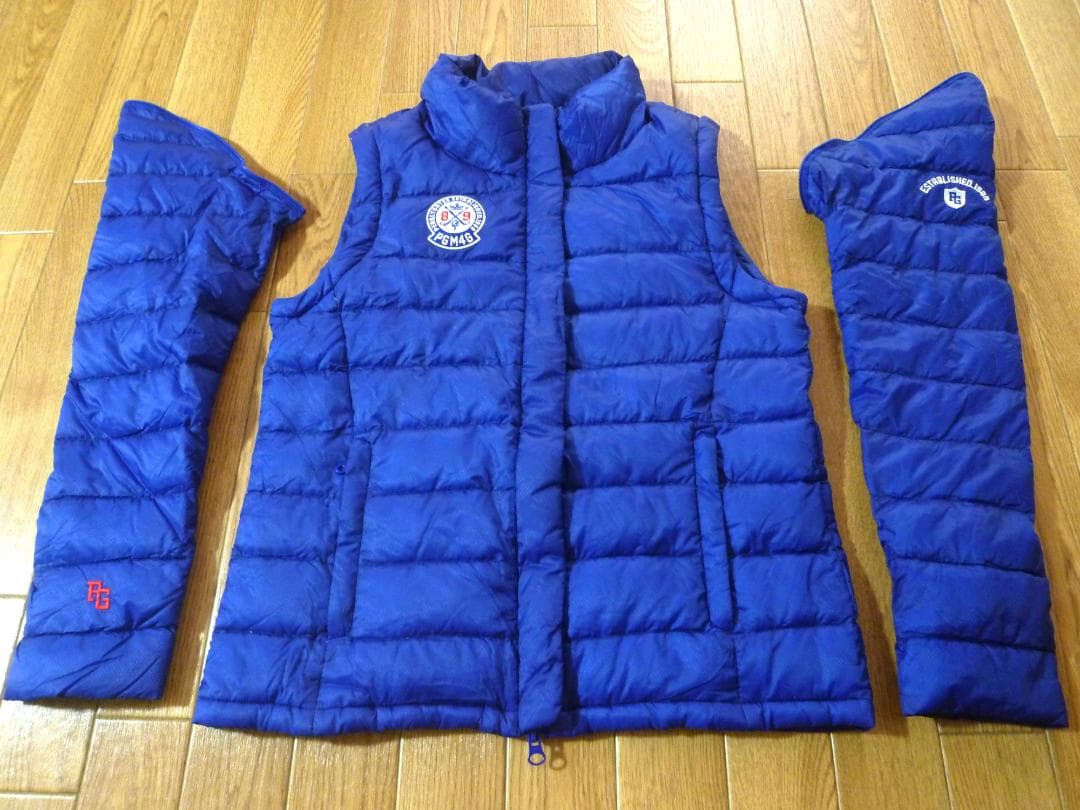 パーリーゲイツ PEARLY GATES☆2way ライト ダウンジャケット☆０